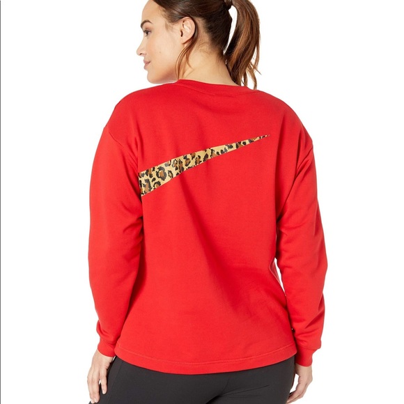 nike cheetah crew neck